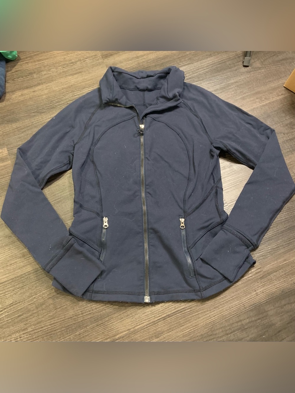 Women’s Navy Zip-Up Lululemon Jacket